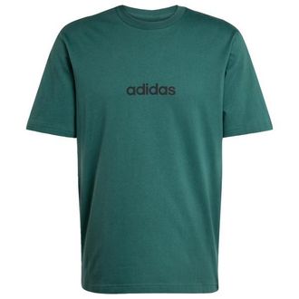 adidas Linear Single Jersey Tee T-Shirt f&uuml;r Herren | t&uuml;rkis