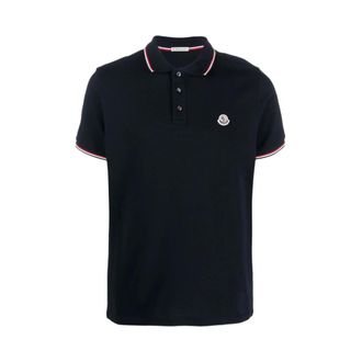 Moncler Heren, Tops, Blauw, Maat: 2XL Katoen