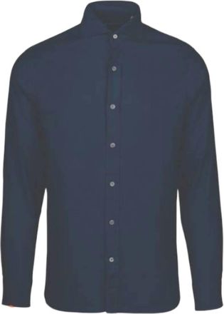 Swims Mens Santorini Linen Sport Shirt In Navy