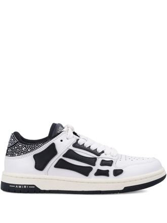 Amiri panelled low-top sneakers - White