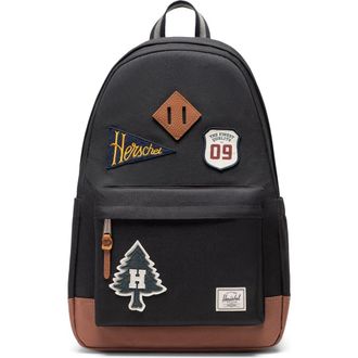 Herschel Heritage Backpack in Patches Black at Nordstrom