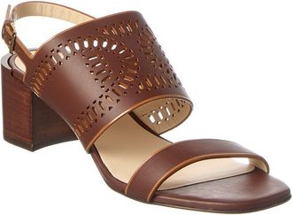 Tod's Tods Logo Leather Sandal