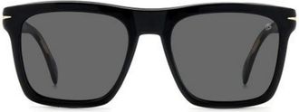 Eyewear by David Beckham DB 7000/Cs Optisch montuur met clip-on - Heren - Zonnebrillen - Zwart - 53 MM - Accessoires