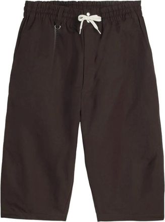 Yohji Yamamoto Hombre, Pantalones cortos, Marr&oacute;n, Talla: M