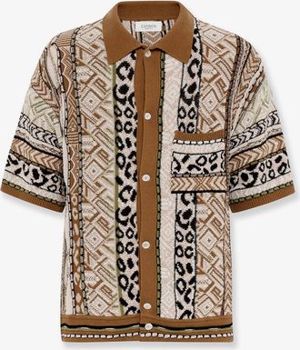 Laneus Camicia in maglia multicolore - LANEUS - gender_Man