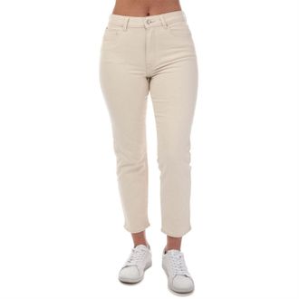 Levi's Stretchjeans met hoge taille voor dames (Gebroken wit)
