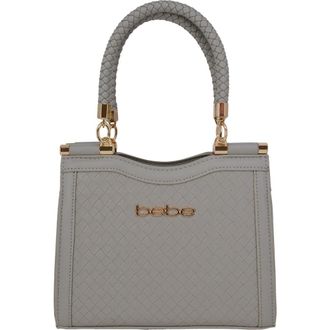 Bebe Taffy Mini Satchel in Stone at Nordstrom Rack