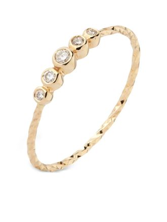 Maria Black 14K recycled yellow gold Ally lab-grown diamonds ring