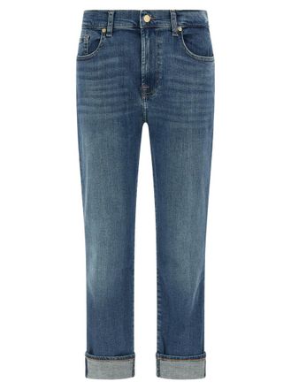 7 For All Mankind Light Blue Relaxed skinny jeans