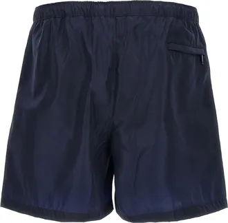 Valentino Garavani Mens Blue Polyamide Swim Shorts