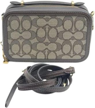 Coach Pre-owned Cross Body Bags, female, Brown, Size: ONE SIZE Pre-owned Fanny pack