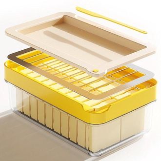 OEM Cortador De Mantequilla Con Tapa Y Cuchilla, Apto Para Encimeras Y Frigor&iacute;ficos, Recipiente Herm&eacute;tico Para Almacenar Mantequilla
