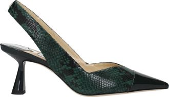 Jimmy Choo London Liya Damess Sandalen Groen/Donkergroen Leer