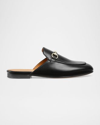 Gucci Princetown Leather Mules