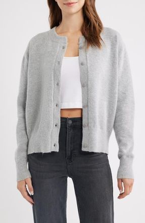 Princess Polly Melancholia Cardigan in Grey at Nordstrom, Size Large/x-Large