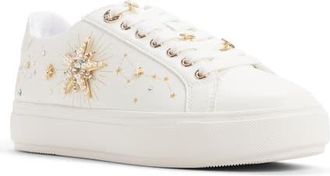 Aldo Starbright Platform Sneaker in White at Nordstrom, Size 8.5