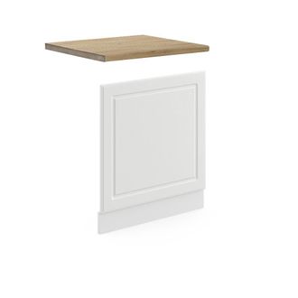 Vicco Panel Frontal R-line, Blanco Casa De Campo, 60 Cm, Et Roble