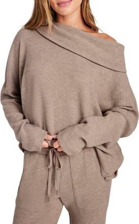 Splendid London One-Shoulder Lounge Top in Tawny Heather at Nordstrom Rack, Size X-Small