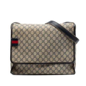 Gucci Pre-owned Gucci GG Supreme Web Messenger Bag Unisex RHWQDFKG8D2K3ZDE