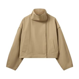 Sofie Schnoor Agathasw Jas - Dames - Jassen - Beige - Maat: L Katoen