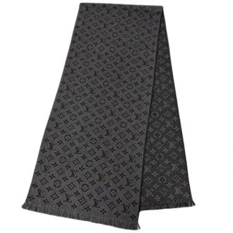 Louis Vuitton Pre-owned Stole - Heren - Pre-owned - Zwart - Maat: ONE Size Wol