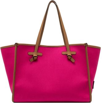 Gianni Chiarini Marcella Tote - Dames - Shoppers - Paars - ONE Size - Katoen - Tassen