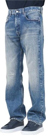 Tommy Jeans Casual Denim Jeans met Vervaagde Details - Heren - Regular Fit Jeans - Blauw - W30 - Denim - Jeans