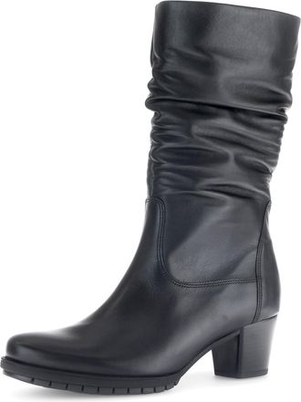 Gabor Ladies Mid Calf Slouch Boots 56.606.57 - Schwarz Leather - UK Size 6H - EU Size 39 - US Size 8