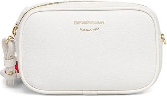 Emporio Armani Borsa a tracolla con stampa - Bianco