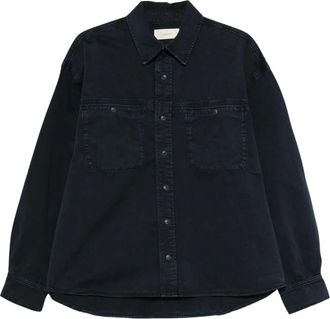 Jeanerica Overshirt Andr&eacute; con tasche - - Shirts - Uomo - Blu - M