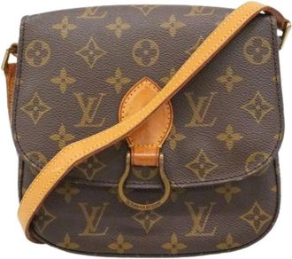 Louis Vuitton Pre-owned Cross Body Bags, female, Brown, Size: ONE SIZE Pre-owned Saint Cloud MM Shoulder Bag