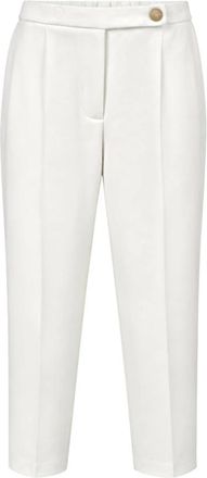 Liviana Conti Tapered Broek - Dames - Broeken - Wit - Maat: M