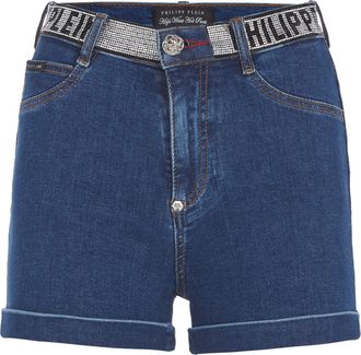 Philipp Plein Denim High Waist Hot pants Philipp Plein TM