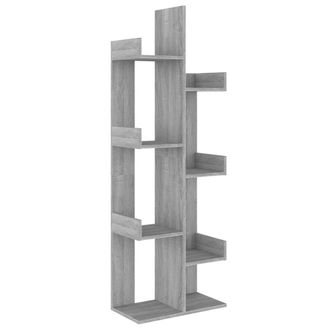 vidaXL Estanter&iacute;a Madera Contrachapada Gris Sonoma 48x25,5x140 Cm Vidaxl