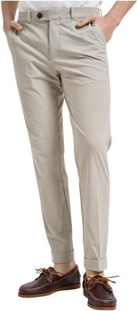 Roberto Ricci Design Surflex Chino Pant - Heren - Chinos - Grijs - M - Leer - Broeken