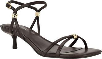 Calvin Klein Rivine Ankle Strap Sandal in Dark Brown at Nordstrom, Size 6.5