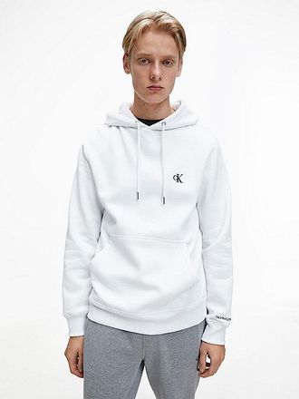Calvin Klein Sudadera De Felpa De Mezcla De Algod&oacute;n Con Capucha
