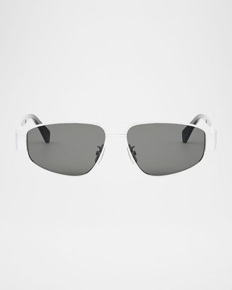 Celine Men & apos;s Triomphe Pilot Metal Sunglasses