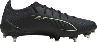 Puma Ultra 6-voetbalschoenen voor heren, geschikt voor zachte ondergrond (Poema Zwart)