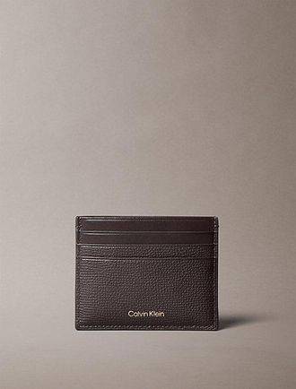 Calvin Klein Tarjetero De Piel
