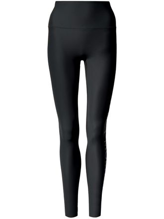 Perfect Moment Black High-Waist Graphic Trekking Leggings