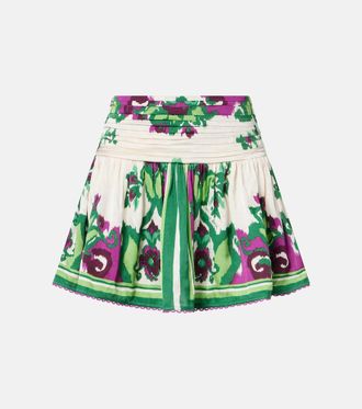 Poupette St Barth Colleen floral miniskirt