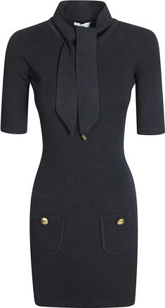 Elisabetta Franchi Mujer, Vestidos, Negro, Talla: S