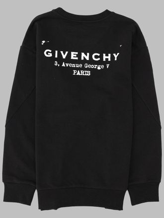 Givenchy Logo Cotton Sweatshirt - Black