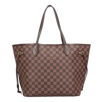 Louis Vuitton Brown Damier Canvas Handbag Pouch Tote Bag (Pre-Owned)