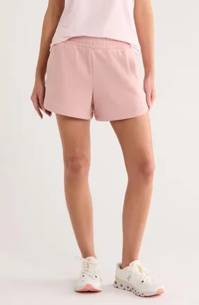 90 Degree by Reflex French Terry Shorts in Blush Silk at Nordstrom Rack, Size X-Large