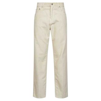 Haikure Straight Trousers, female, Beige, Size: W26 Ecru Straight Leg Trousers