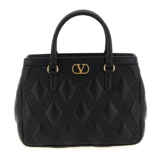 Valentino Garavani Quiltie 67 Handtas - Dames - Handtassen - Zwart - ONE Size - Leer - Tassen