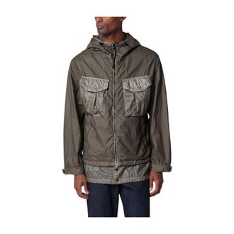 C.P. Company Light Jackets, male, Gray, Size: M Medium Jacket