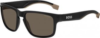 HUGO BOSS Womens BOSS-1497-S-087566A 1497 55 S 087566A Sunglasses - Black - One Size